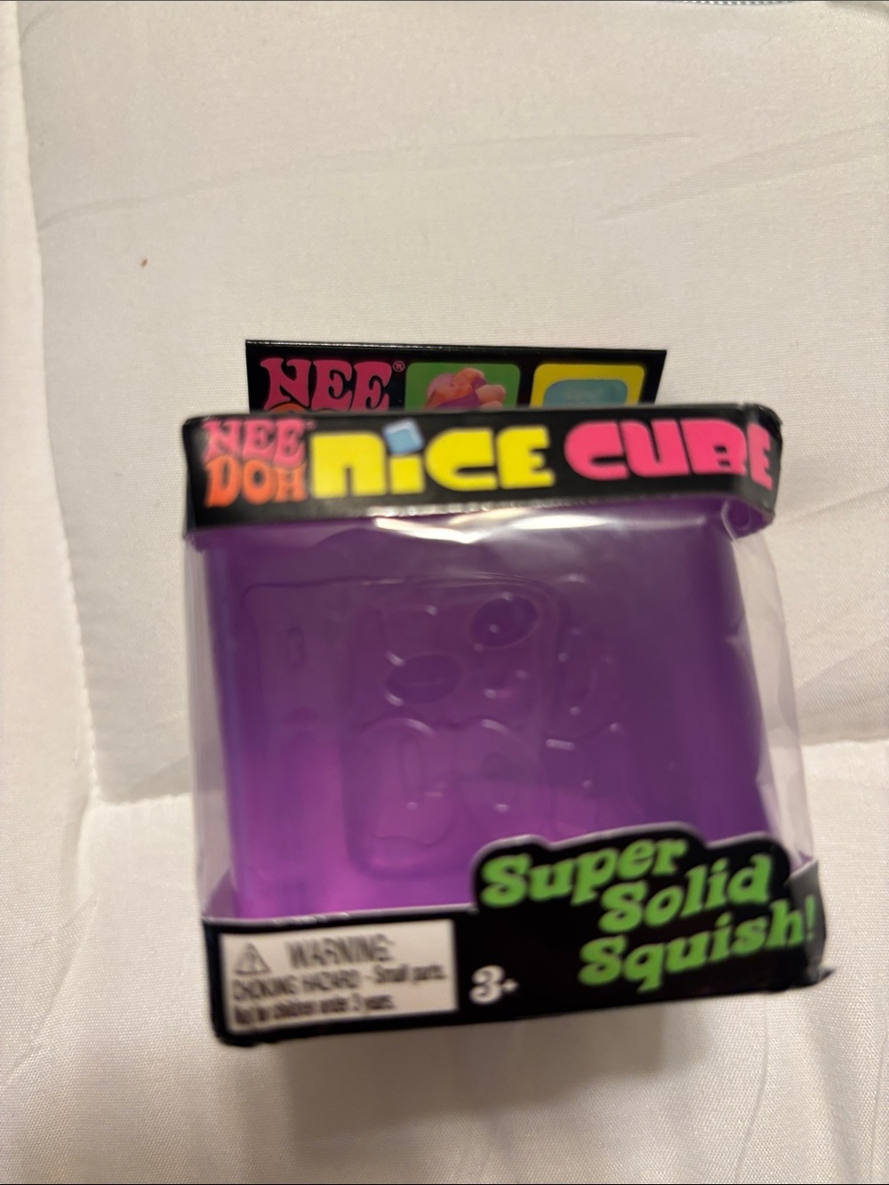 Purple Nice Cube - Super Solid Squish